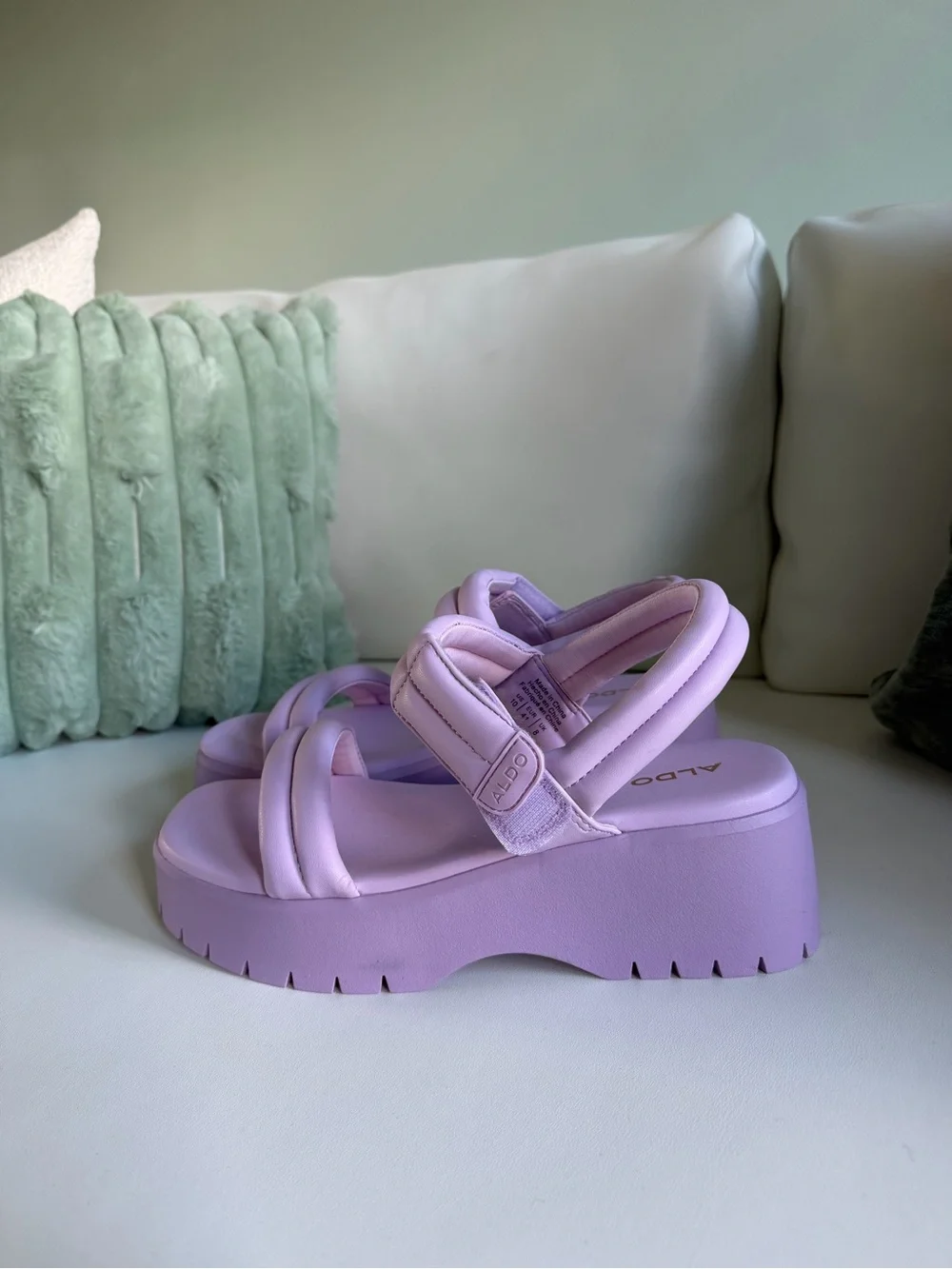 ALDO Lavender Platform Sandals